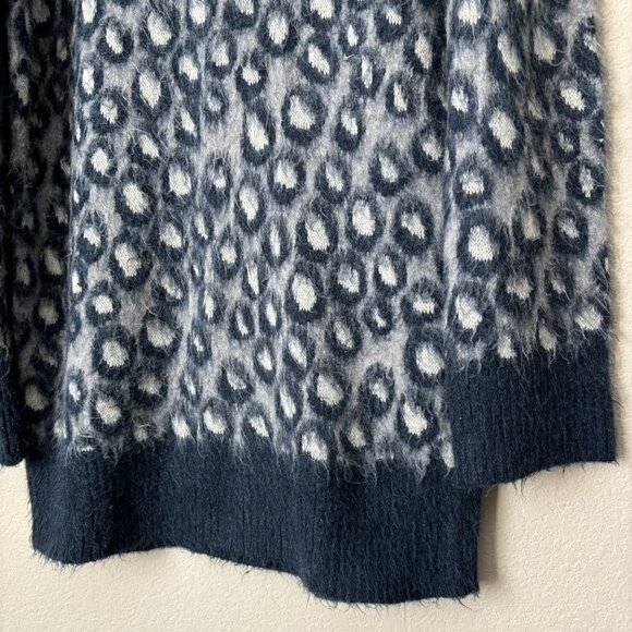 Current/Elliott Soft Oversized The Cali Leopard Print Oversized Sweater - Picture 5 of 9